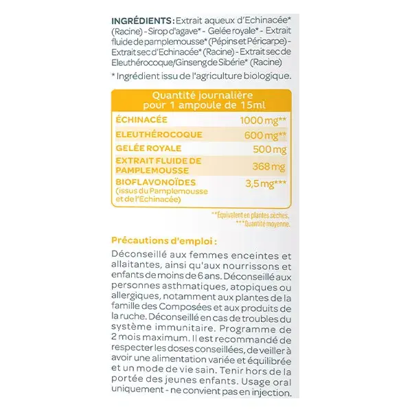 Superdiet Ginseng Orgânico Geleia Real 20 ampolas