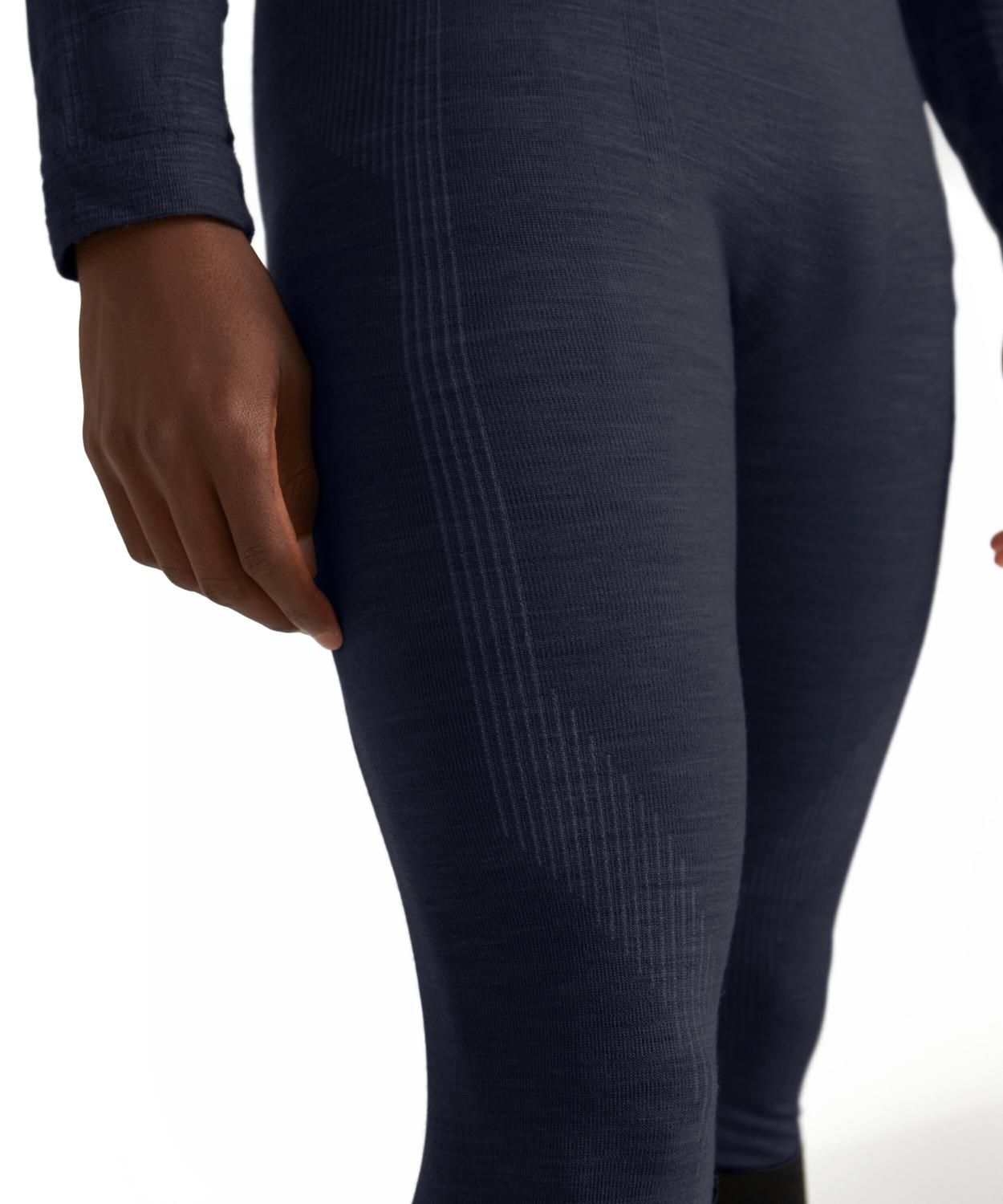 Falke Wool-Tech Long Tights Space Blue