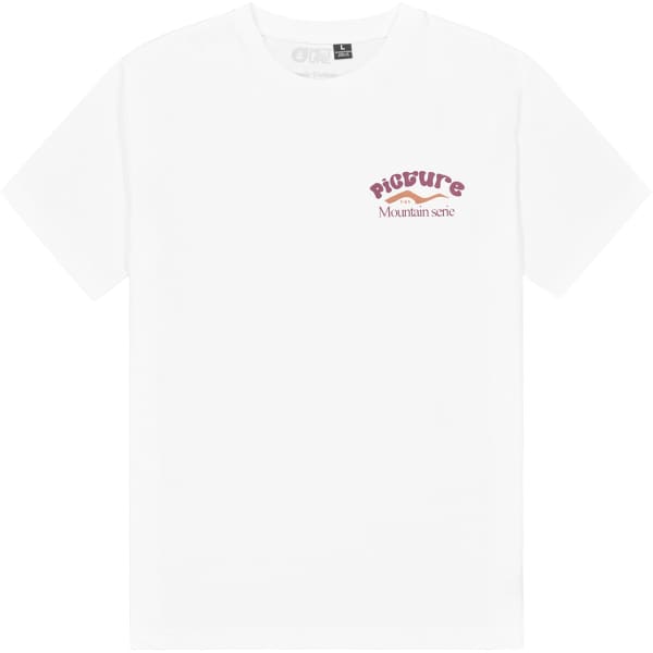 T-shirt PICTURE D&S DOLOMITI TEE NATURAL WHITE