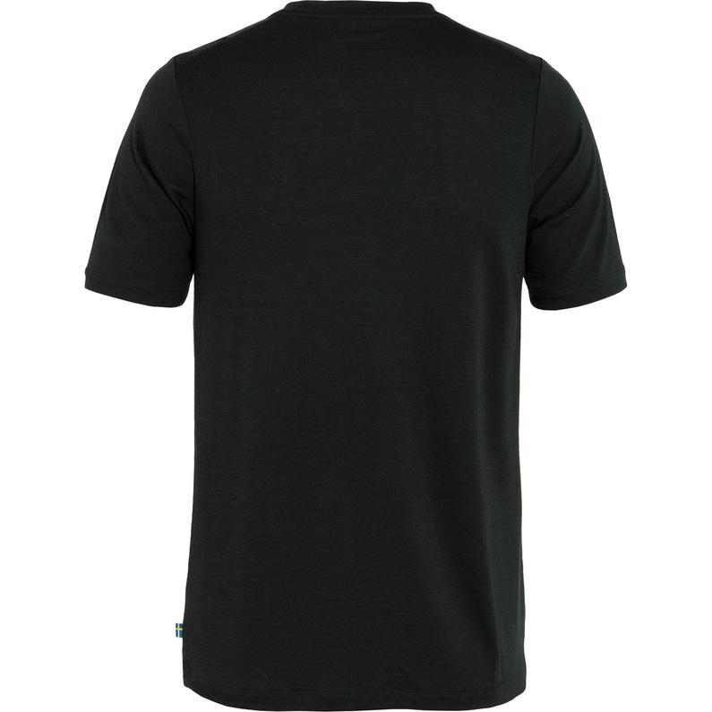 Fjällräven Herren Abisko Wool Logo T-Shirt