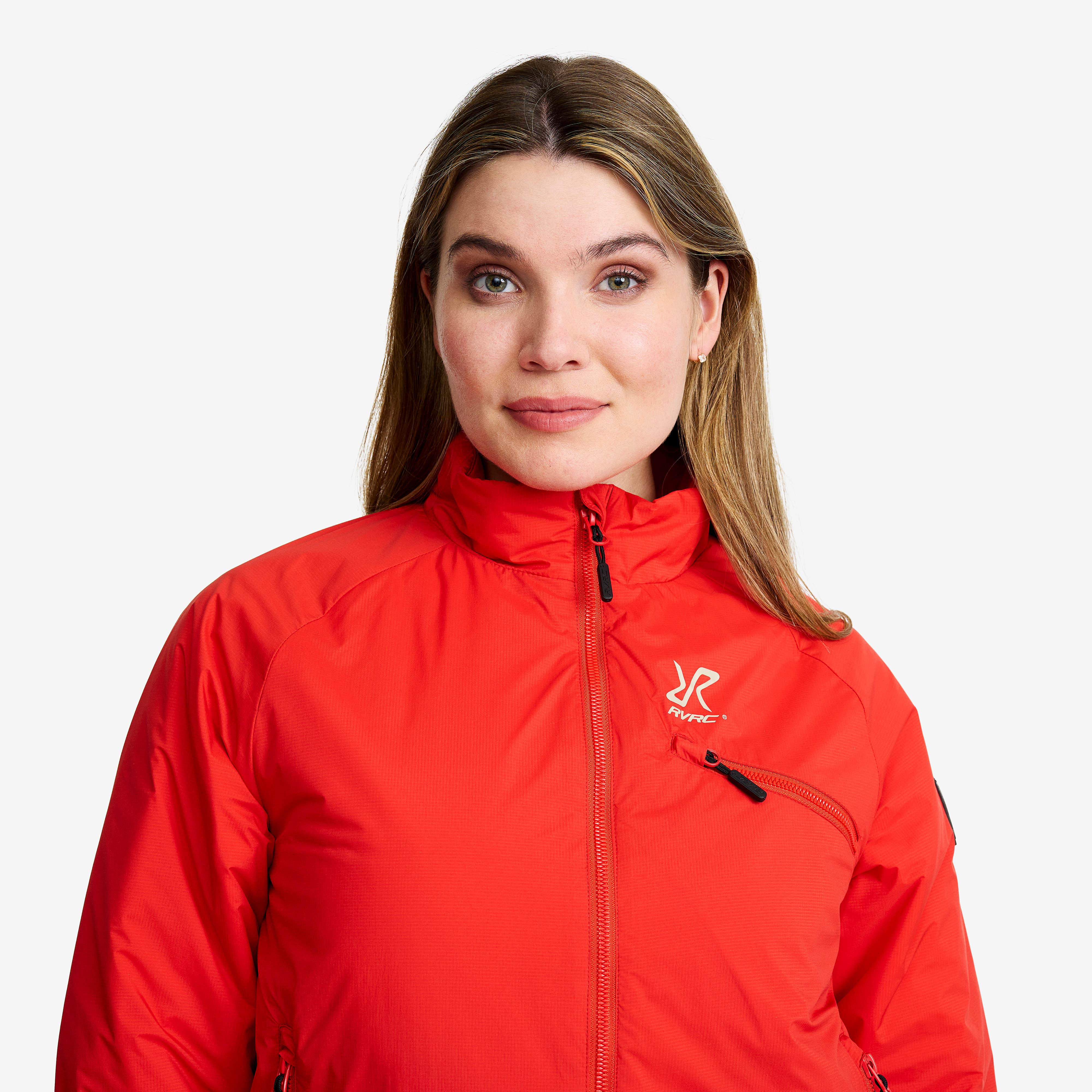 Flatter Insulated Jacket Dame Aurora Red