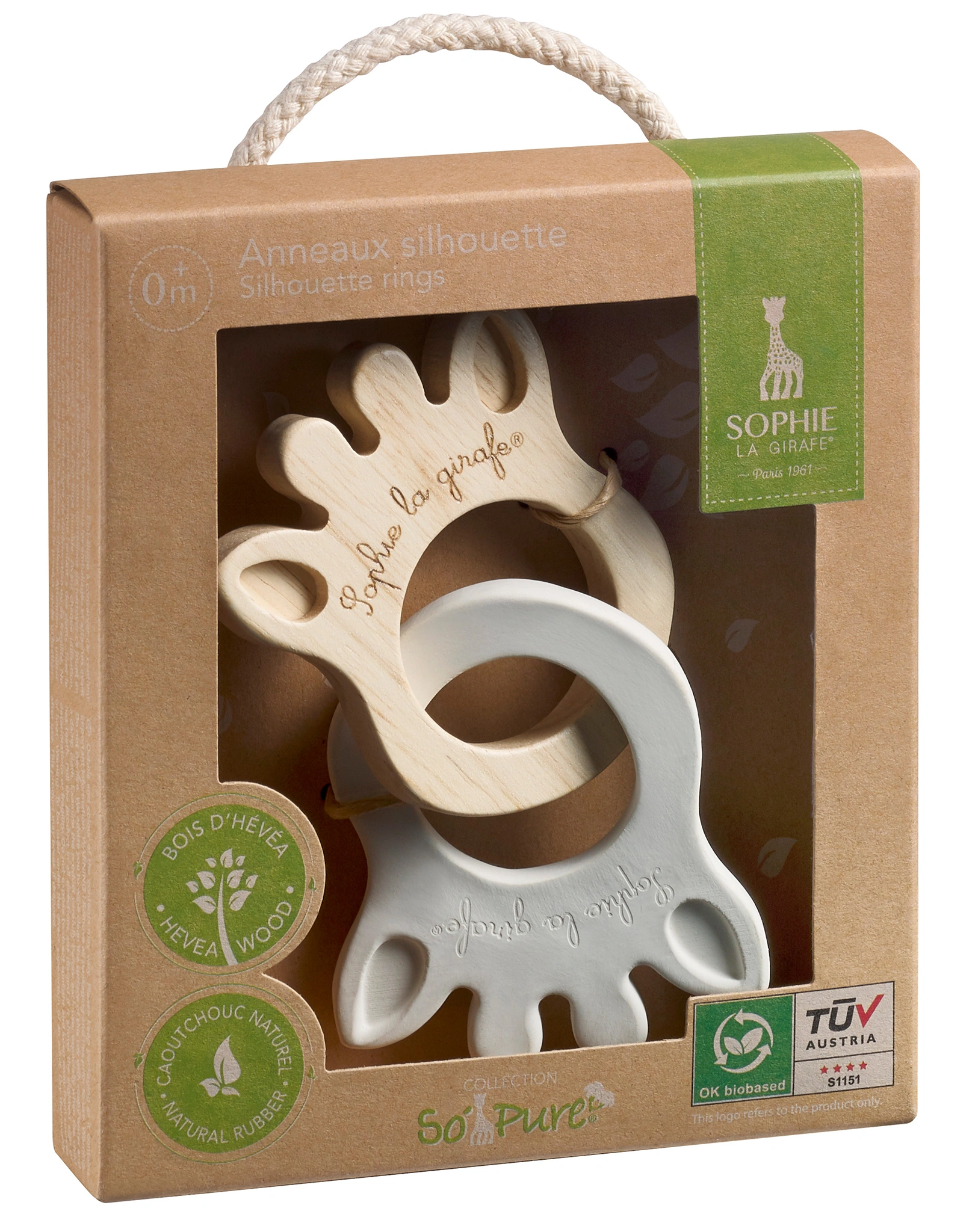 Greifling SOPHIE LA GIRAFE® SO'PURE - SILHOUETTE
