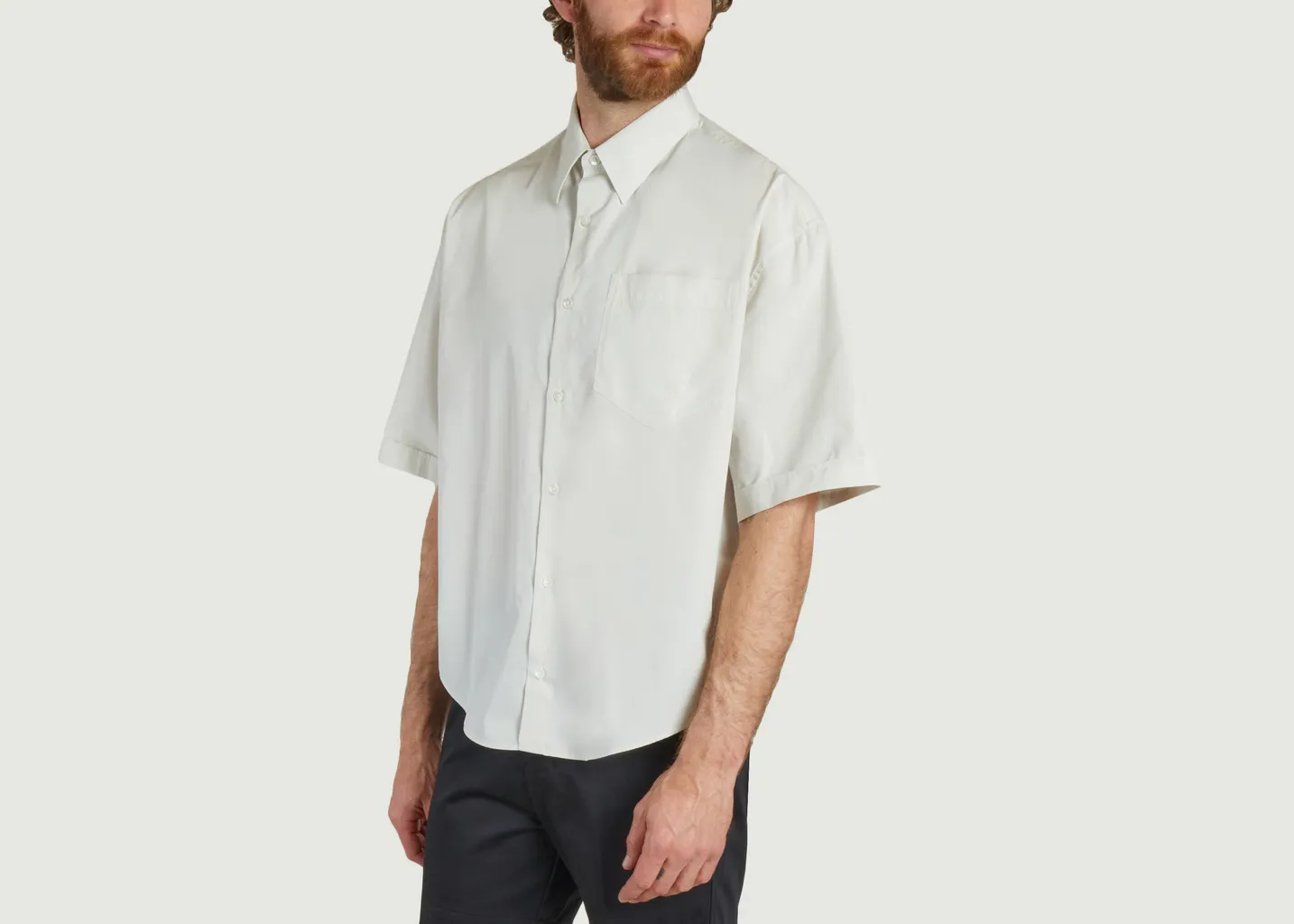 Chemise Boxy Manches Courtes AMI Paris