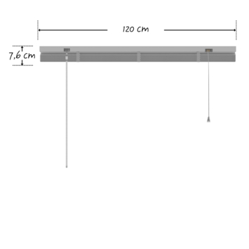 KARWEI aluminium jaloezie 16 mm zilver (kleurnr. 221) 120x180 cm (bxh)