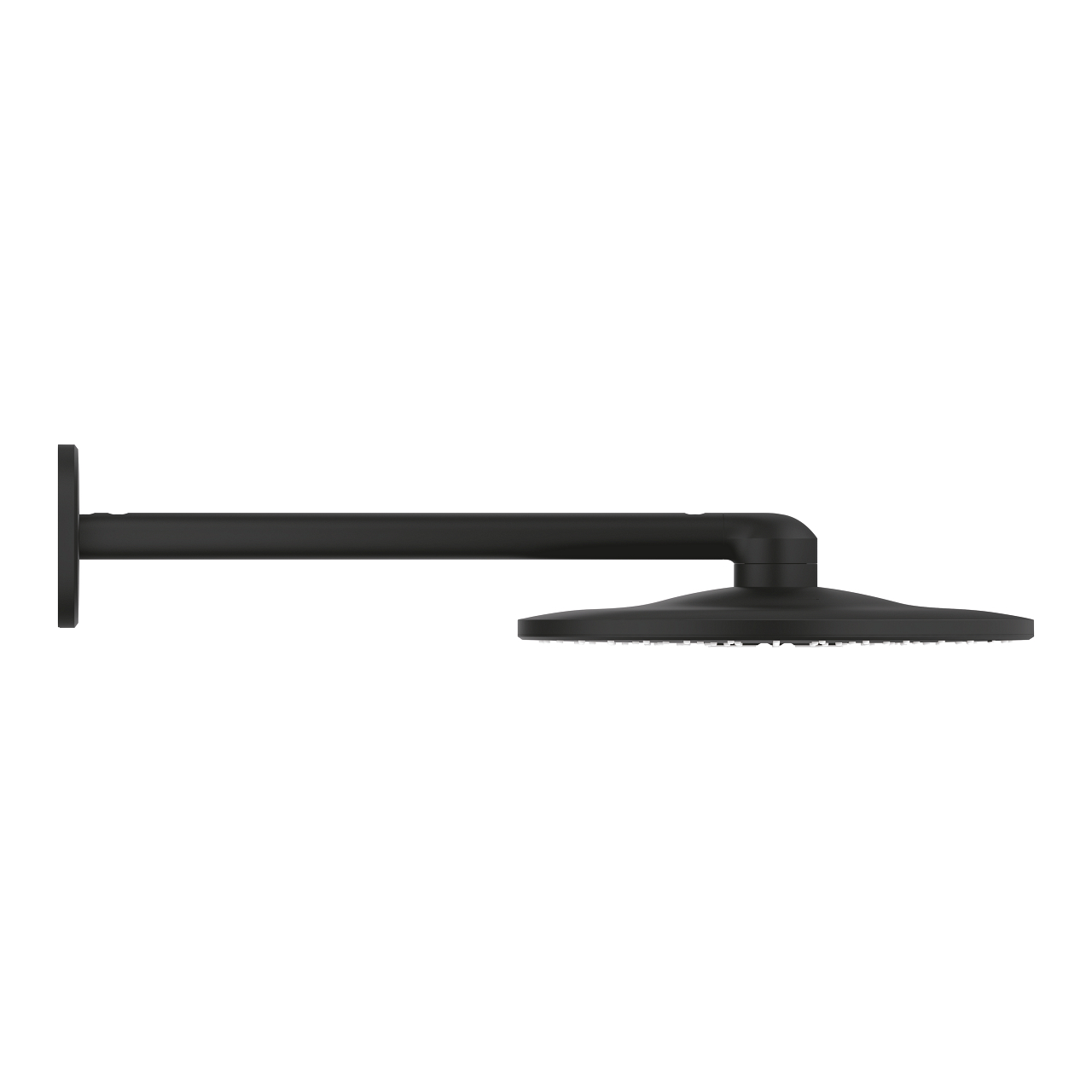 Grohe Rainshower hoofddouche 2 standen met wandarm phantom black - zwart mat