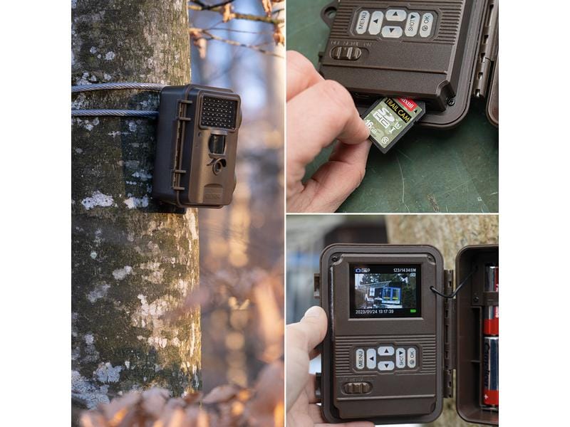 Dörr Kamera Wildkamera SnapShot Mini Black 30MP 4K Speziell für eine unauffällige Überwachung bei Tag und bei Nacht konzipiert