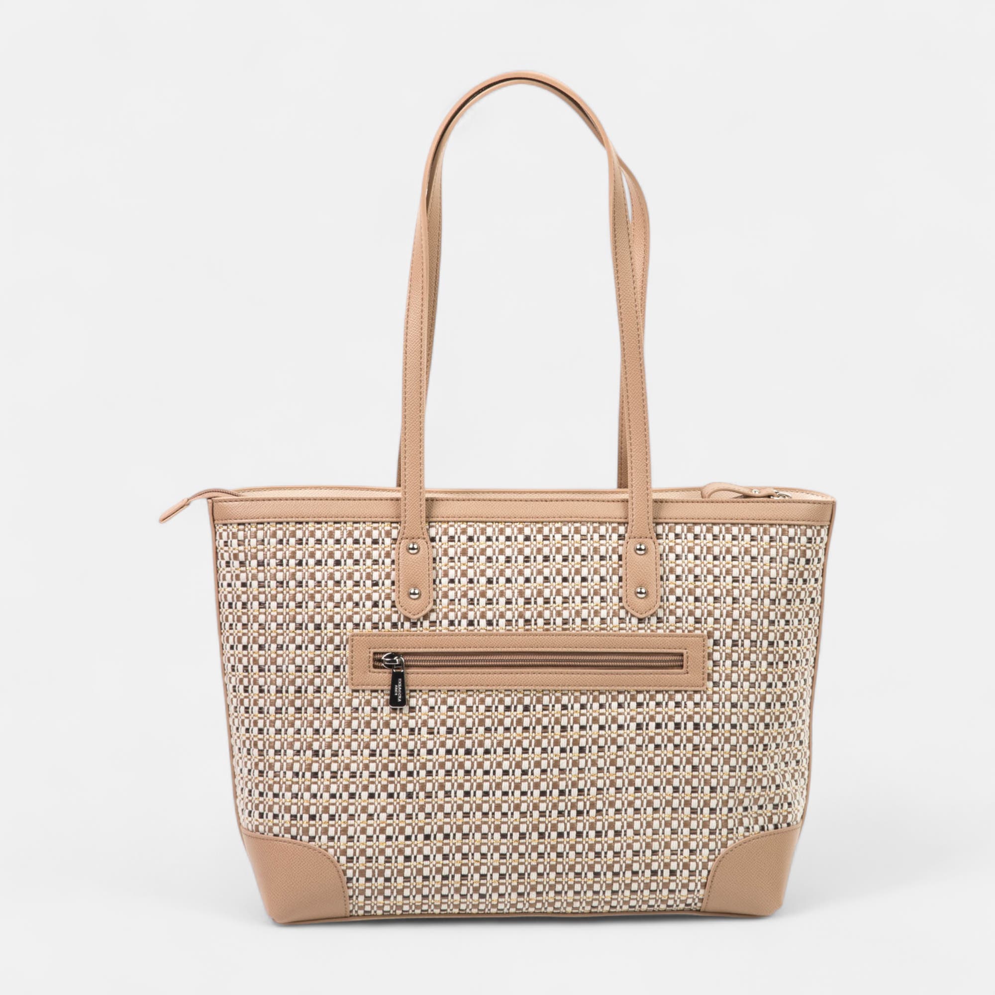 Sac de shopping taupe