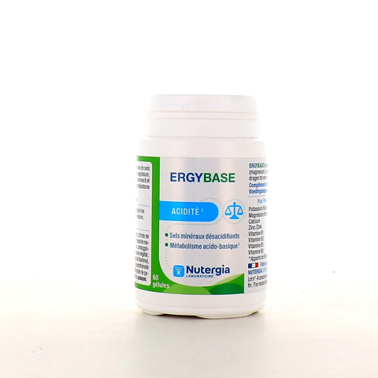 Nutergia Ergybase 60 gélules - Pharmacie des Drakkars