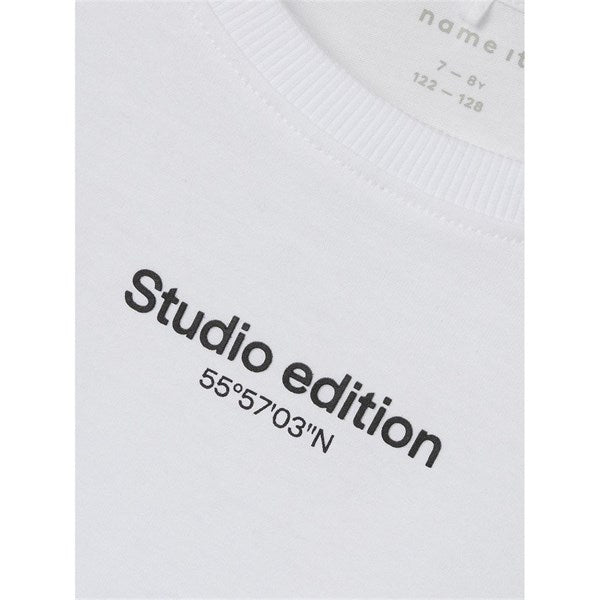 Køb Name it Bright White Brody T-Shirt Noos