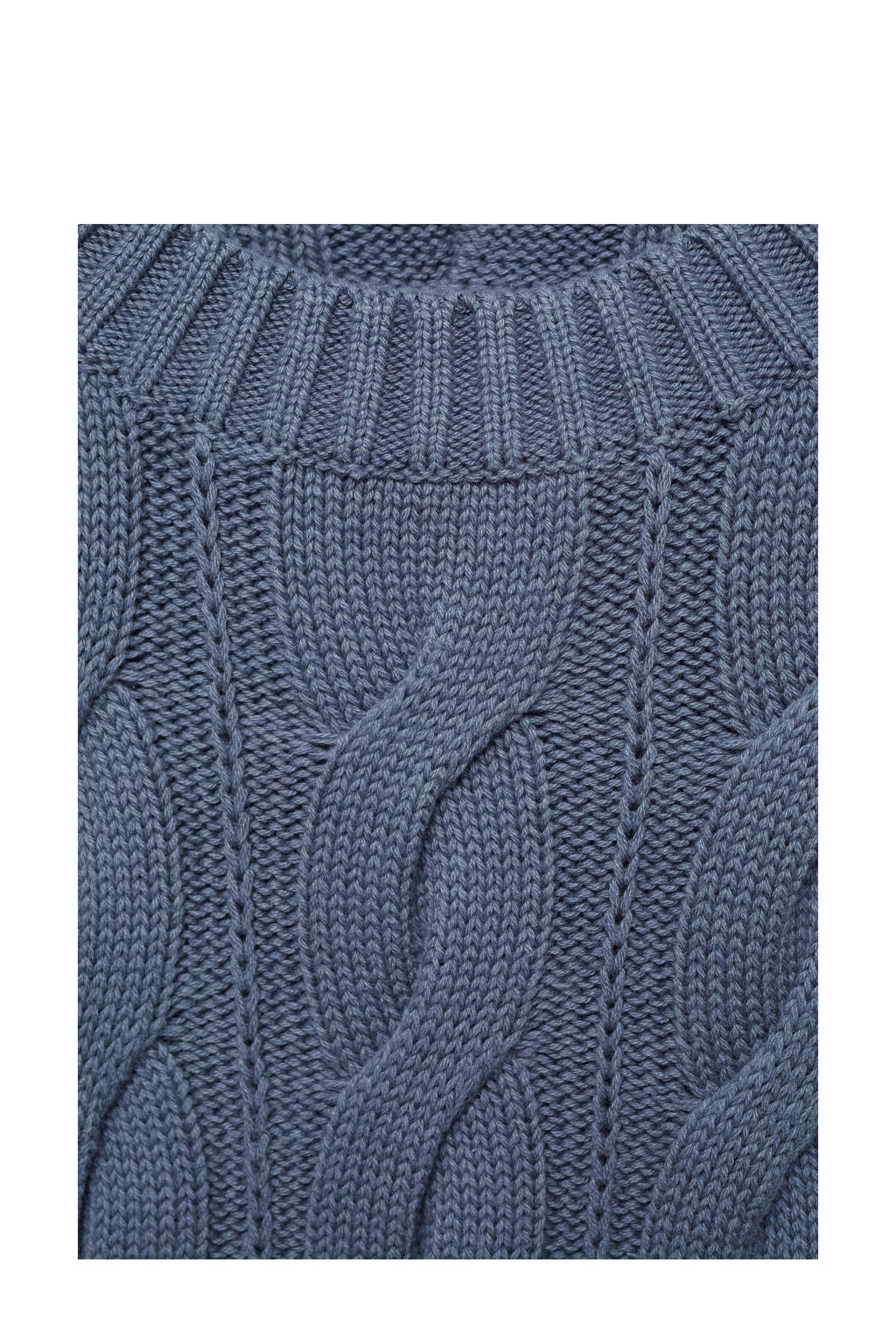 MANGO TEEN gebreide trui blauw