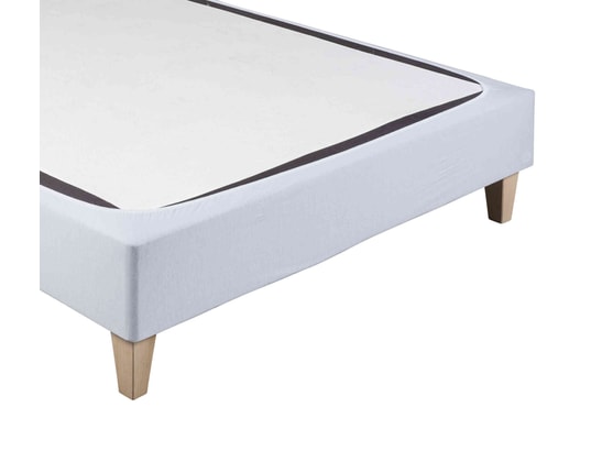 TERRE DE NUIT - Cache sommier Cache-sommier coton jersey gris 80x190