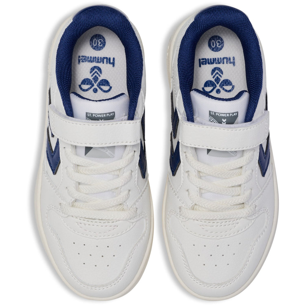 Køb Hummel White/Blue St Power Play Jr Sneakers