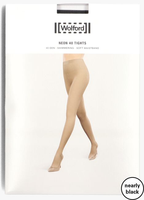 zwarte wolford panty's neon 40 tights