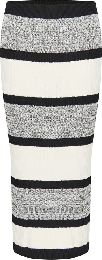 Soaked in Luxury SLRohanna Skirt Black, white and melange