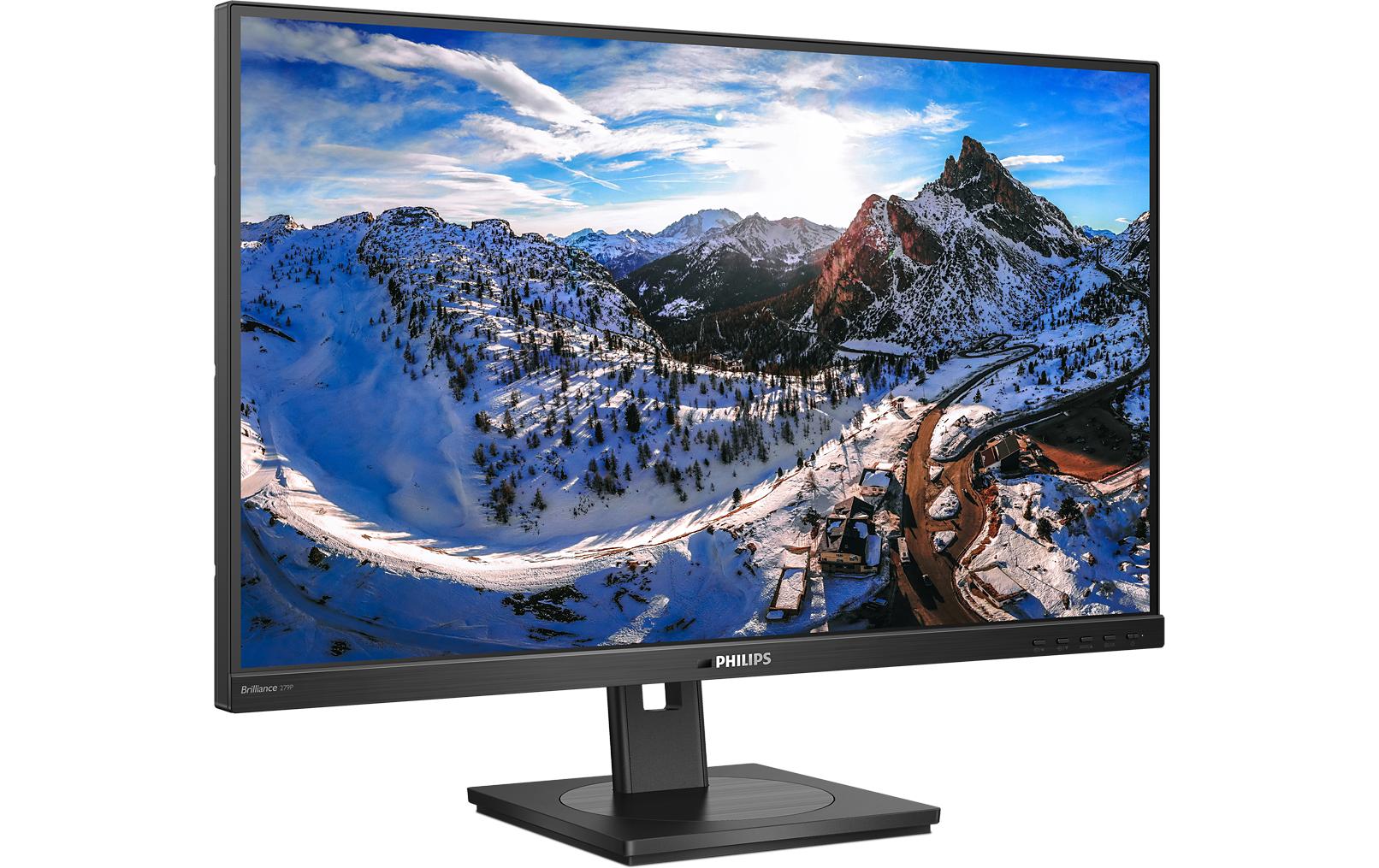 Monitor 279P1/00<br>27-Zoll-Monitor mit Ultra-HD-Auflösung und USB-C-Anschluss sowie vielen ergonomischen Einstellungen und energiesparenden Technologien