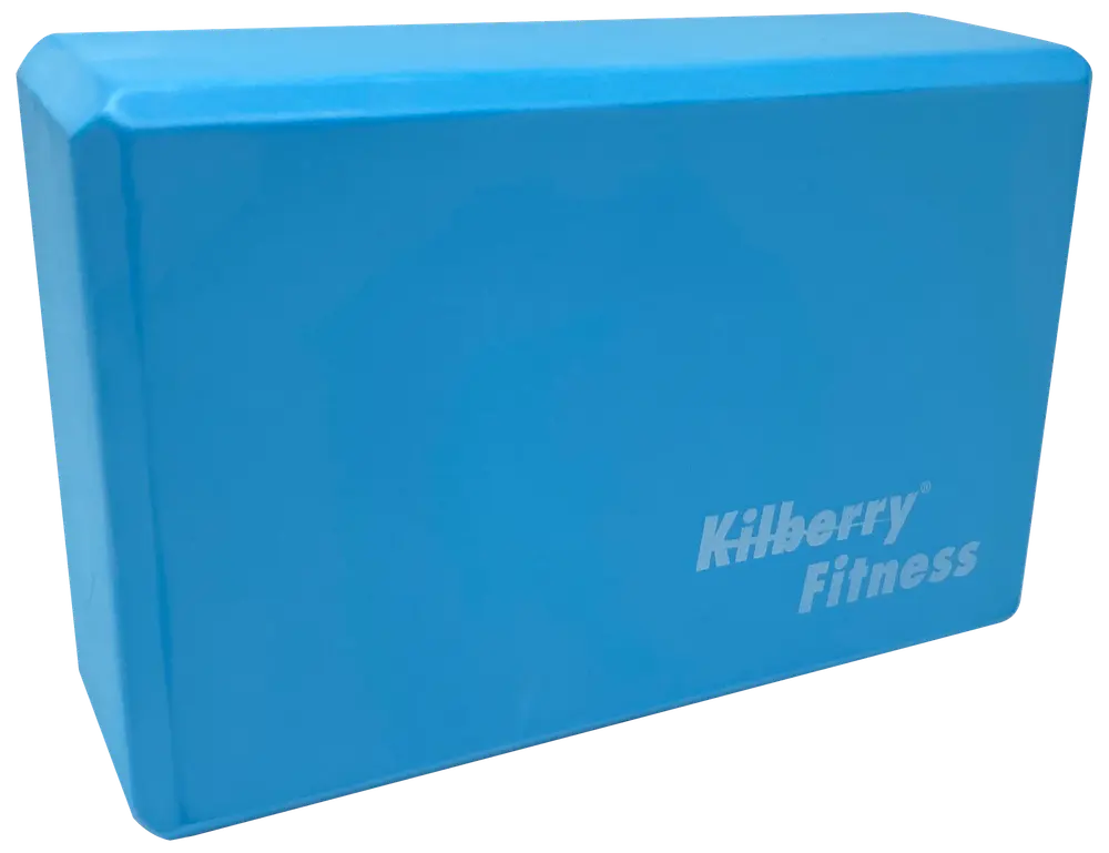Kilberry Fitness Yoga blok 15 x 23 x 7,5 cm - blå