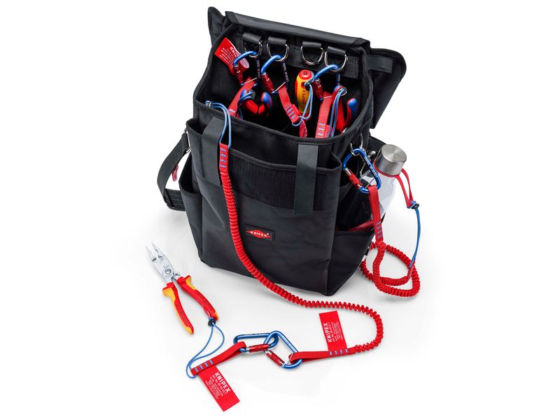 Knipex Werkzeugtasche 470 x 250 x 150 mm, leer Werkzeugtasche für Höhenarbeiten