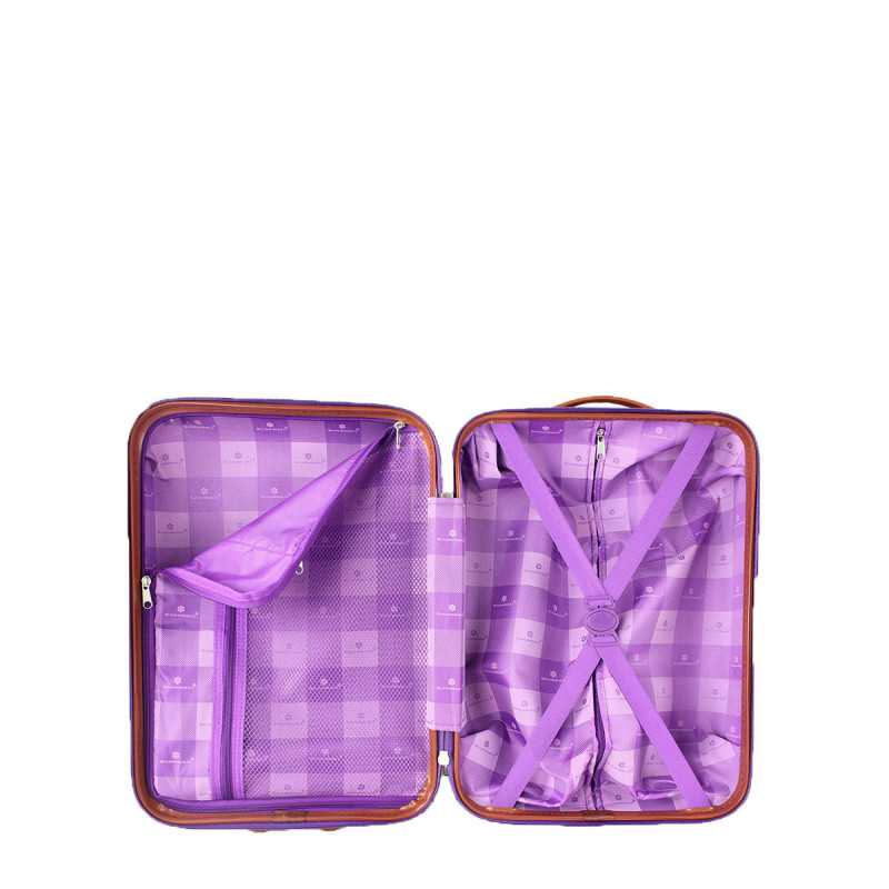 Valise cabine rigide Kids 2 roues 48 cm Violet