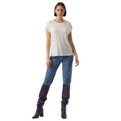 Tee-shirt à manches courtes femme Vmava Plain VERO MODA