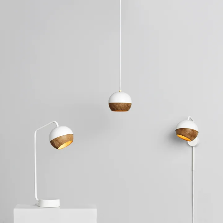 Mater - Ray Pendelleuchte Ø 11,9 cm, weiss