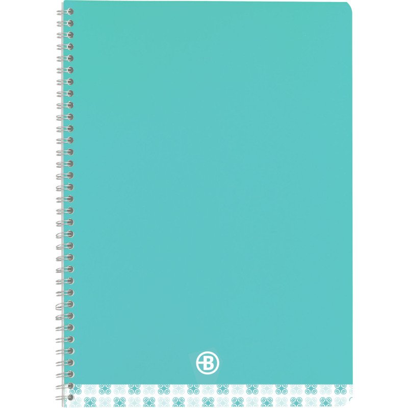 Cahier spirale standard Bruneau A4 21 x 29,7 cm petits carreaux 100 pages