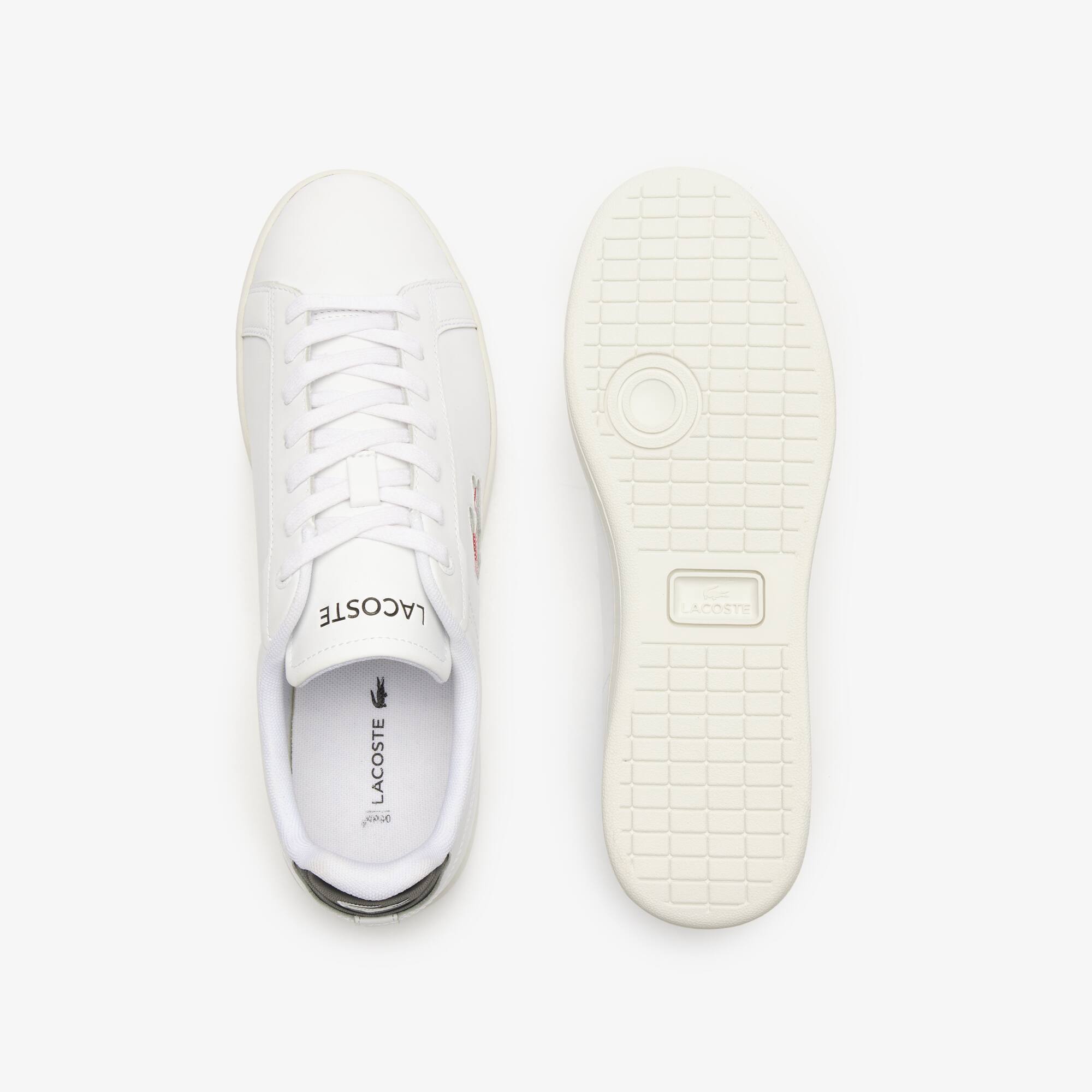 Sneakers Carnaby Pro homme en cuir Sneakers - Blanc - Lacoste - Homme