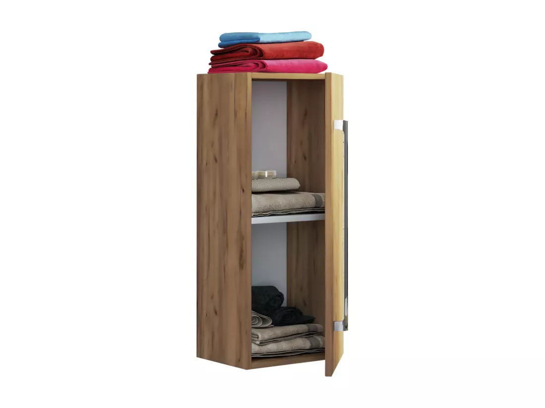 Meubles de salle de bains en bois Armoire centrale Badinos D