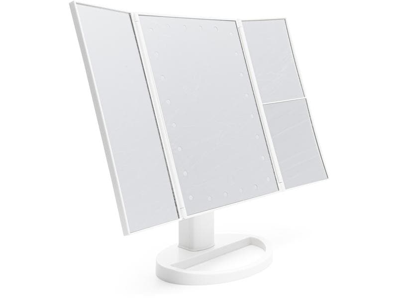 Rio Kosmetikspiegel 3 Way Makeup Mirror Weiss Schminkspiegel