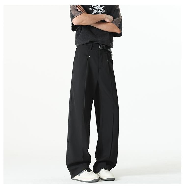 Neonity Wear - Middelhoge effen rechte broek