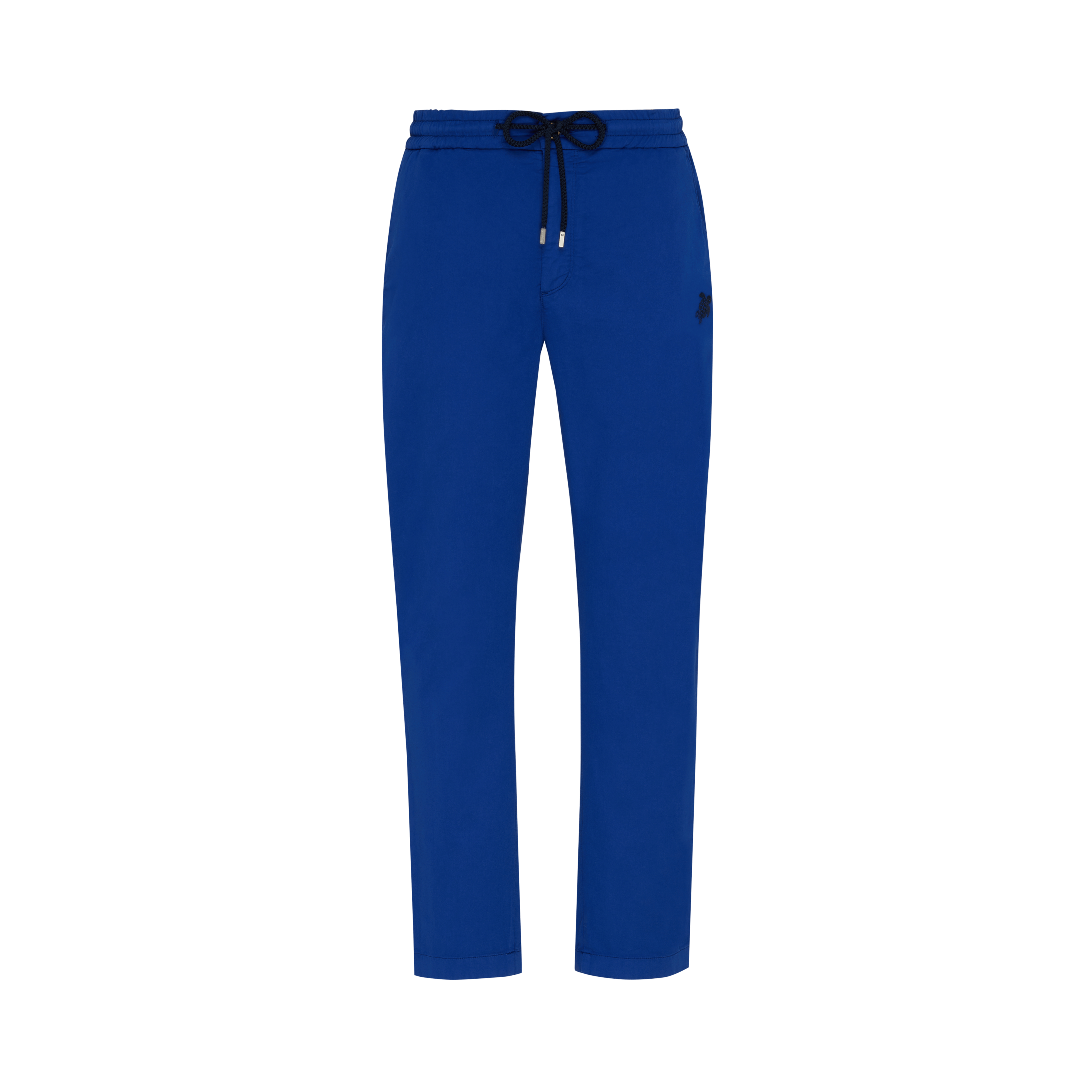 Pantalon en coton taille élastique homme uni