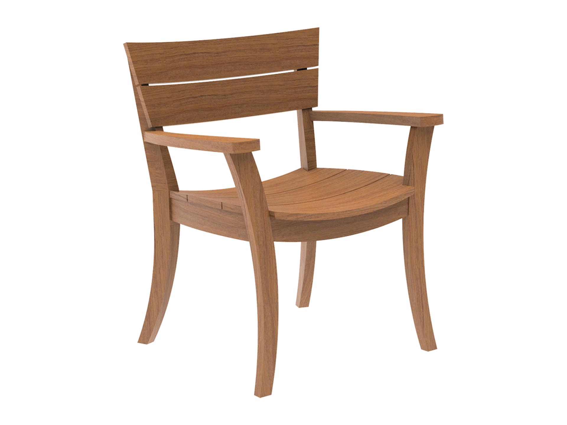 Fauteuil repas sorrento en teck