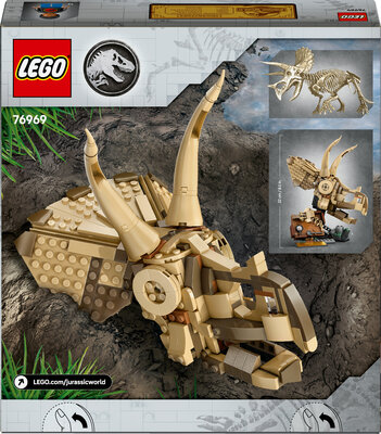 LEGO Jurassic World 76969 Dinosaurfossiler: triceratops-hodeskalle