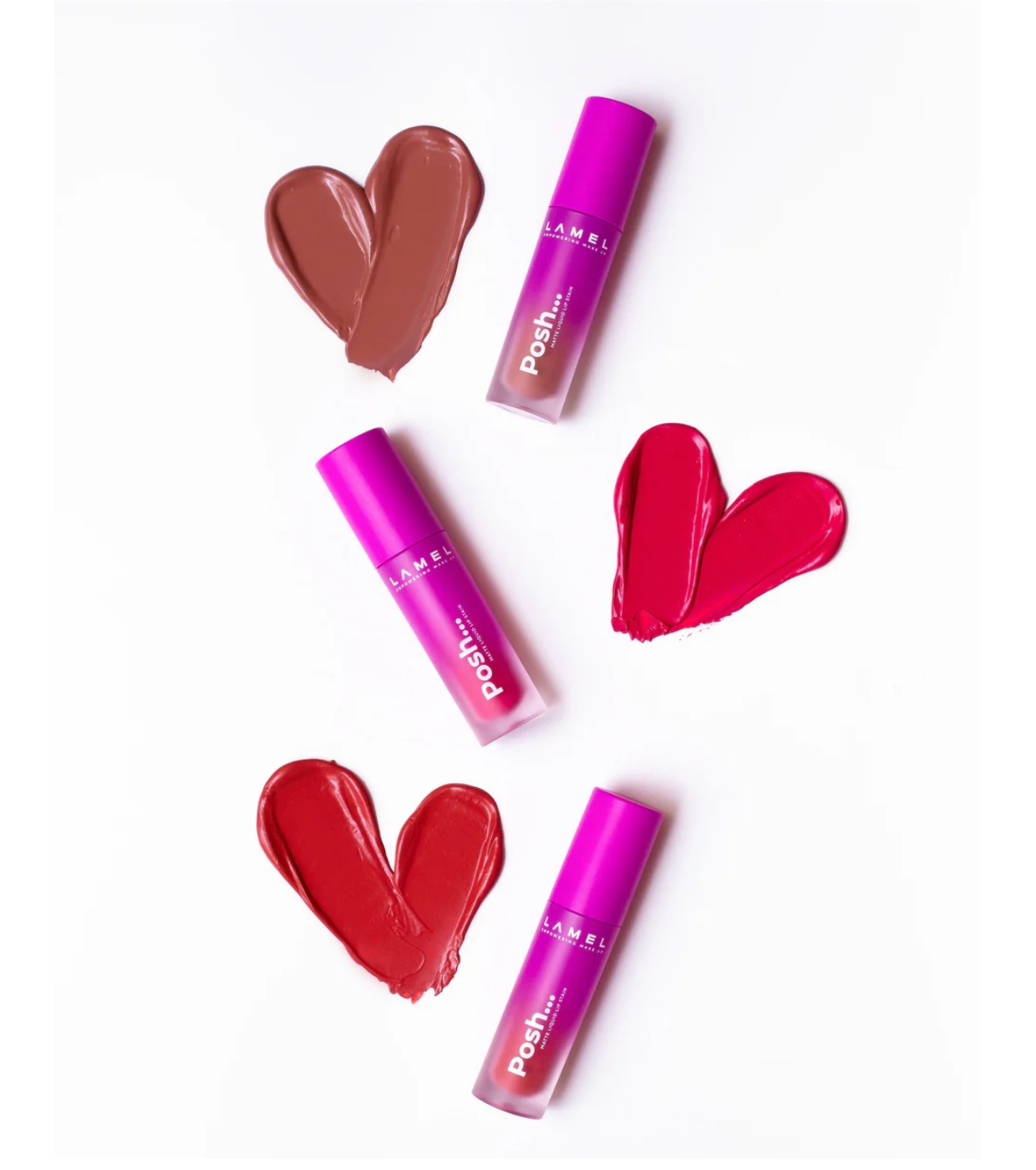 Lamel - Batom Líquido Matte Posh Matte - 408: Passion Pink