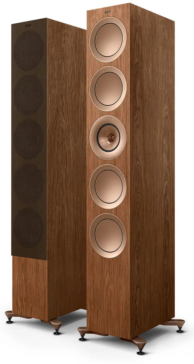 KEF R11 Meta Noyer Clair (la paire) Enceintes colonne