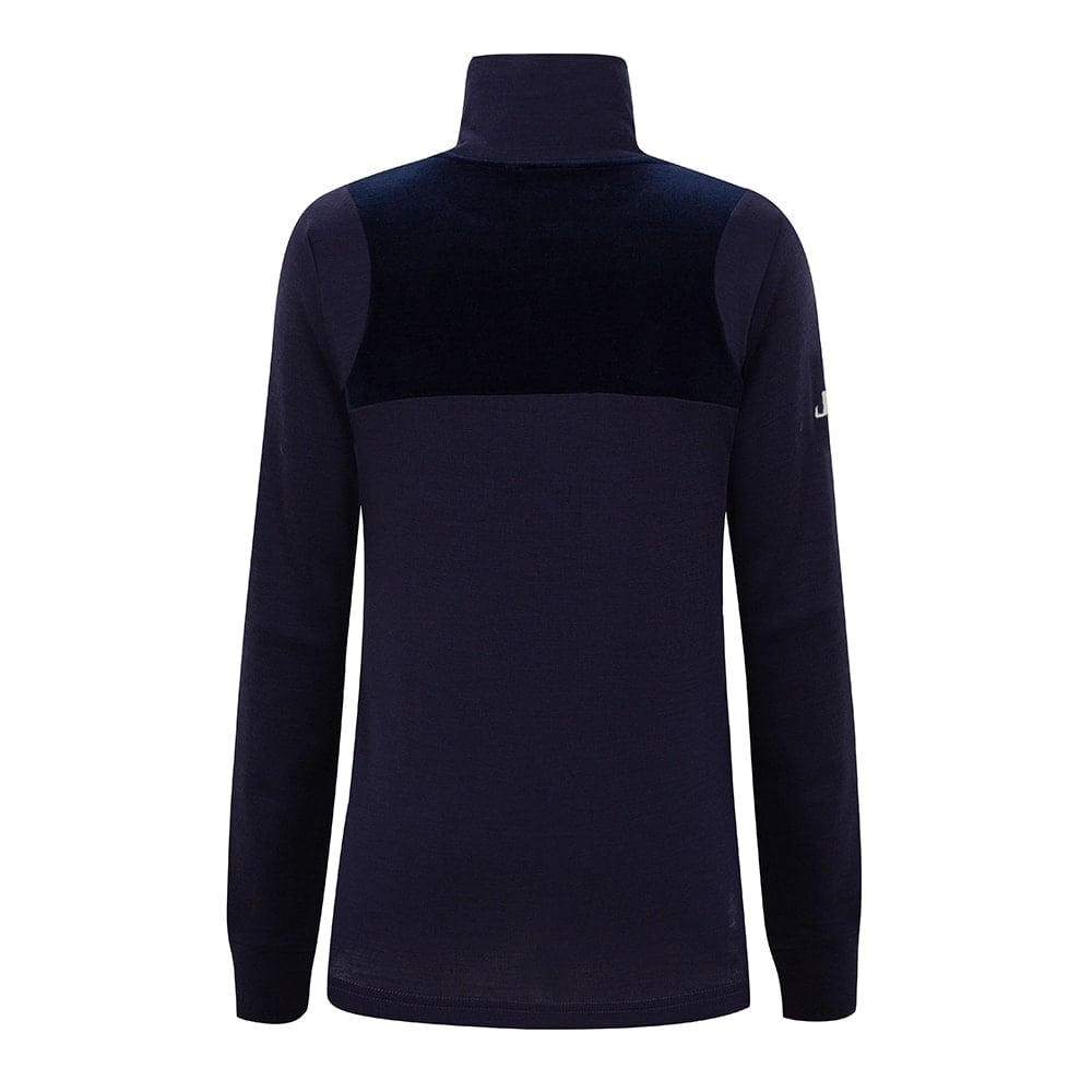 Sirdal Merino Half-Zip Dame Blue Ink