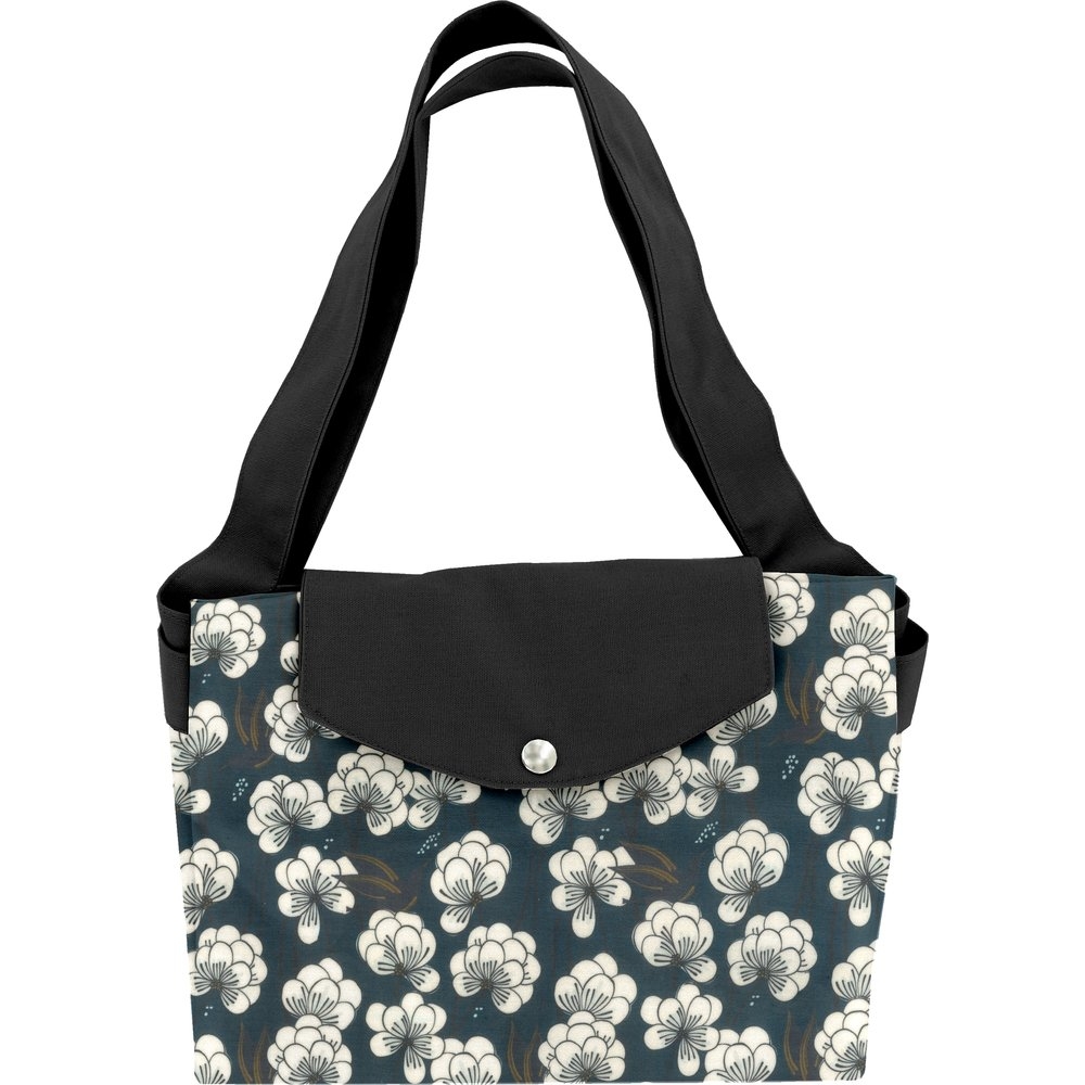 Grand Sac Cabas En Tissu Paradis Bleu
