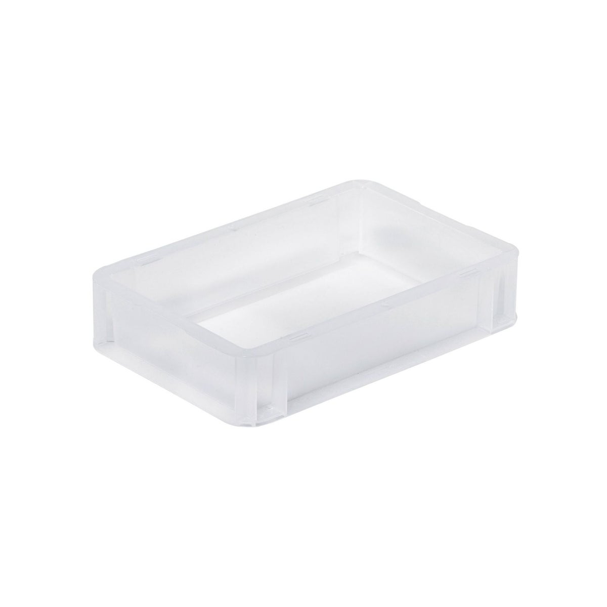 PROREGAL Transparante Eurobox BasicLine Met Gesloten Handvat HxBxD 7 x 20 x 30 cm 2,9 Liter Eurobox Transportbox Transportcontainer Stapelbak