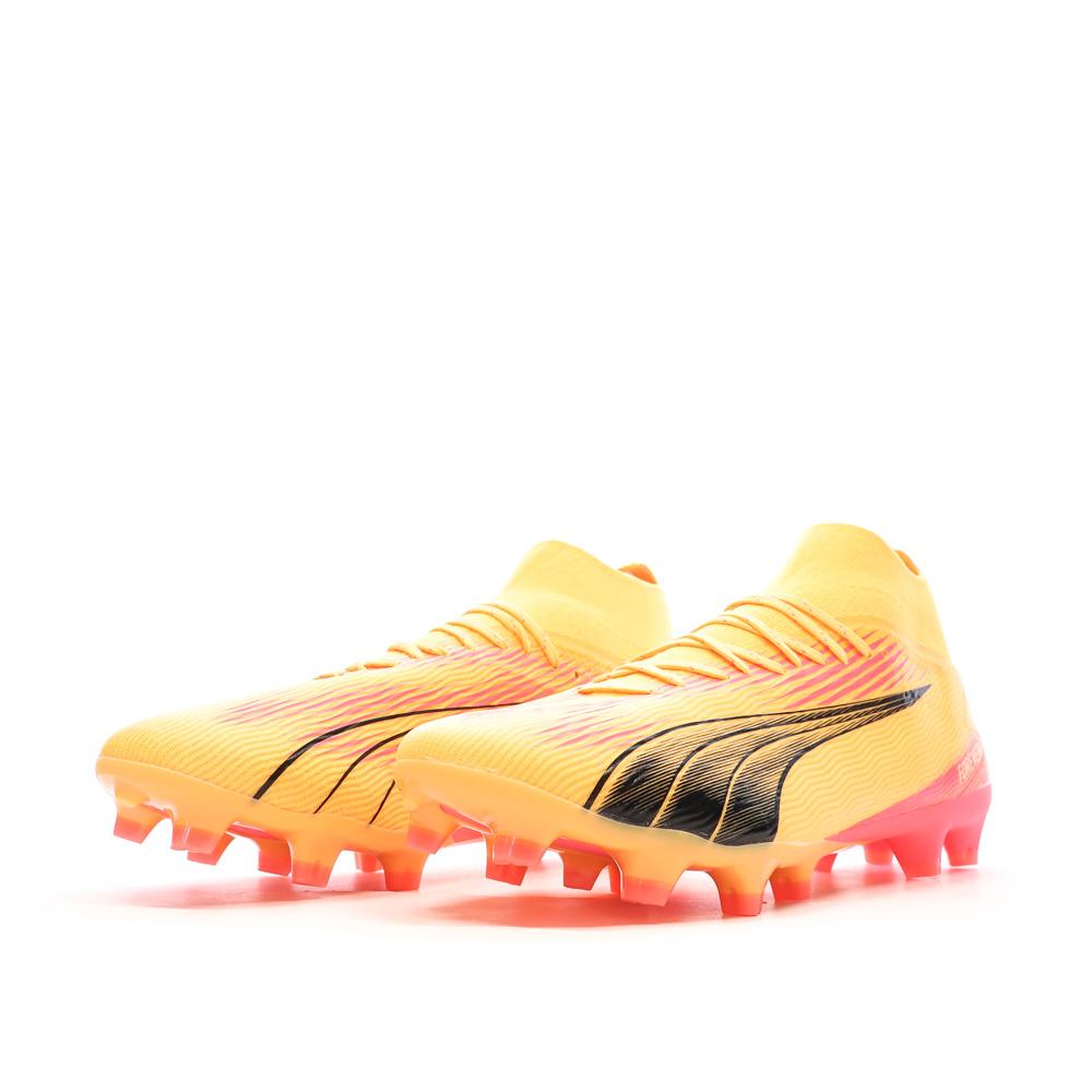 Puma Chaussures de Football Orange, Noir Homme Puma Ultra Pro