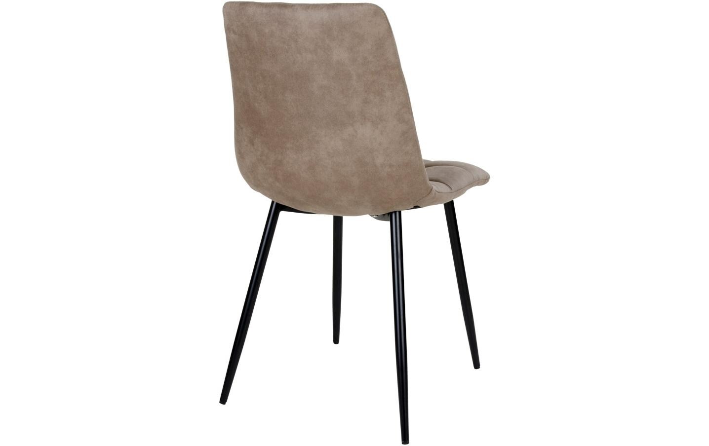 Stuhl Middelfart 2 Stück, 86 x 55 cm, Hellbraun/Schwarz<br>Stabile Esszimmerstühle