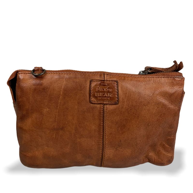 Bear Design Clutch / Tas Uma Cognac