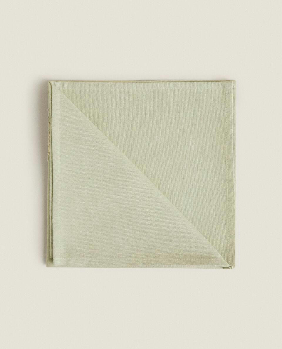 Guardanapos de algodão bordados (pacote com 2)
