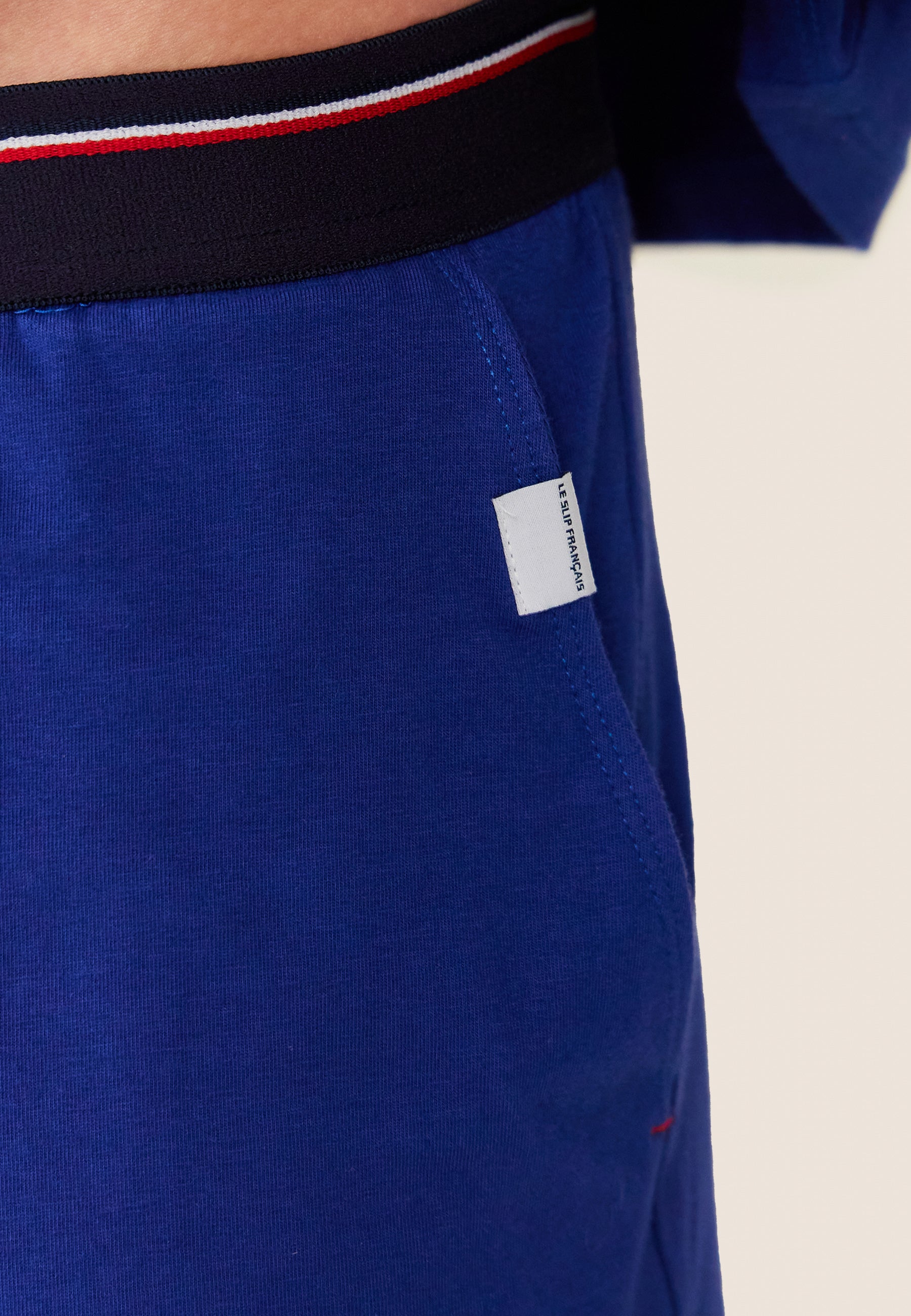 Ensemble pyjama t-shirt et short en coton-Ensemble Pyjama Equipe de France Indigo