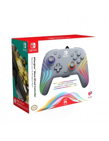 PDP Afterglow Wave Wired Controller Grey Switch