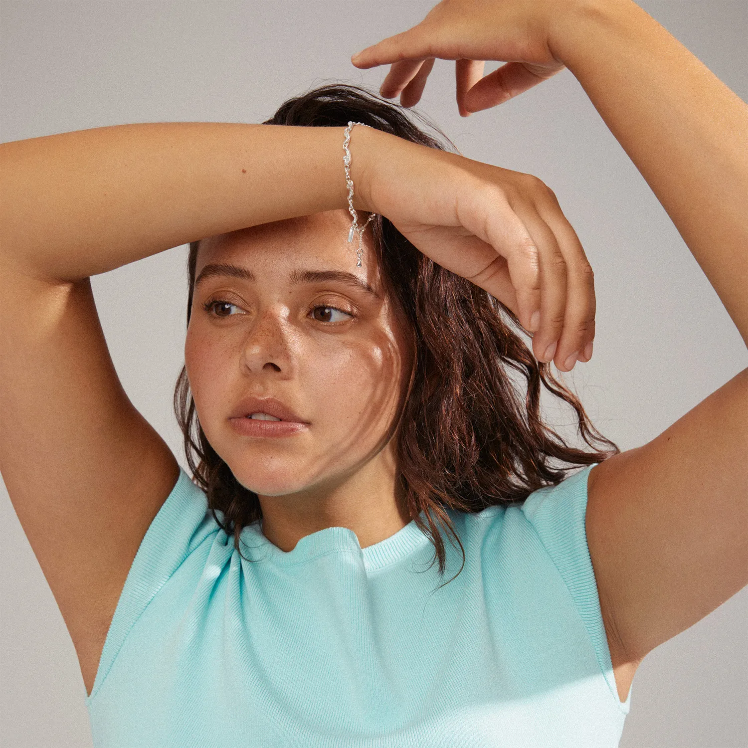 Pilgrim Hallie Armbånd Zink 652316002