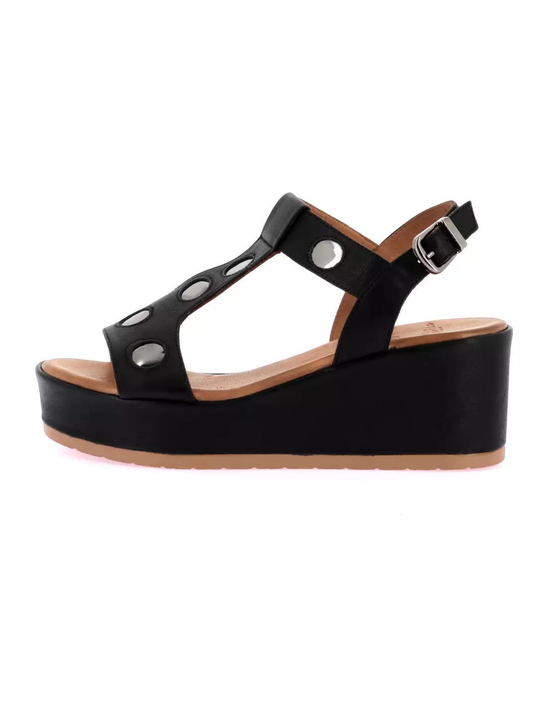 MAISON MANSA FACETTE - Sandales & nu-pieds Noir
