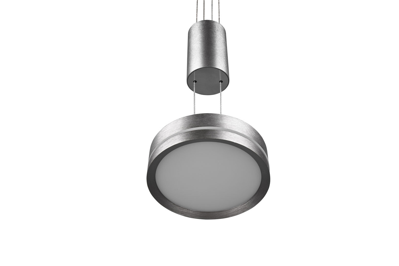 TRIO LED Pendelleuchte FRANKLIN 1-flg nickelfarbig