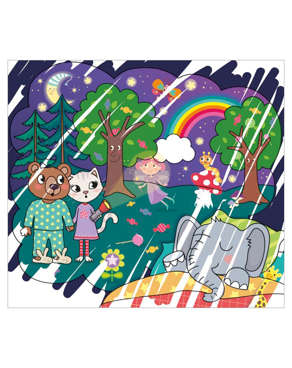Malkarten KLEINE KUSCHELHELDEN - IM LAND DER TRÄUME
