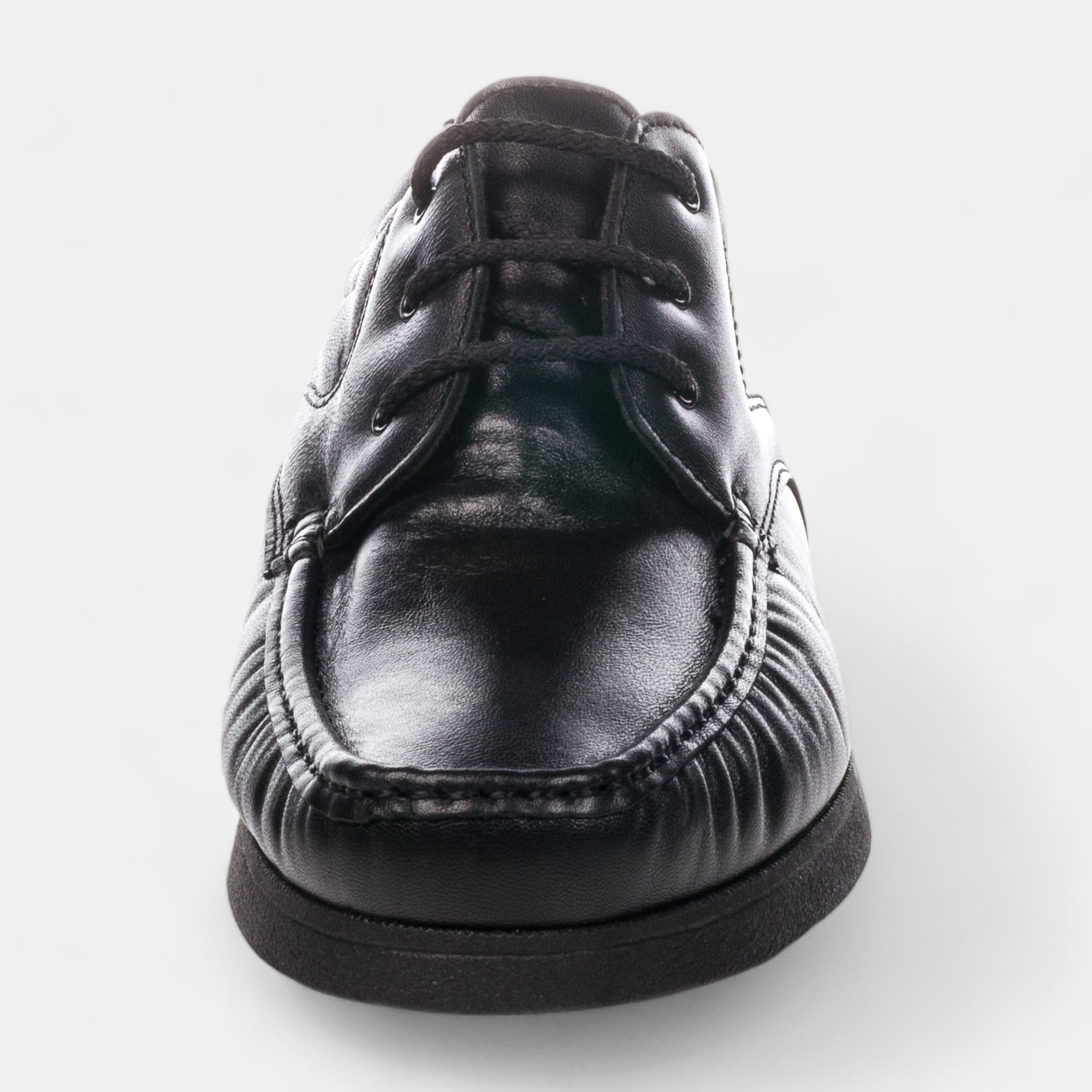 Derbies pieds sensibles Homme en cuir noir