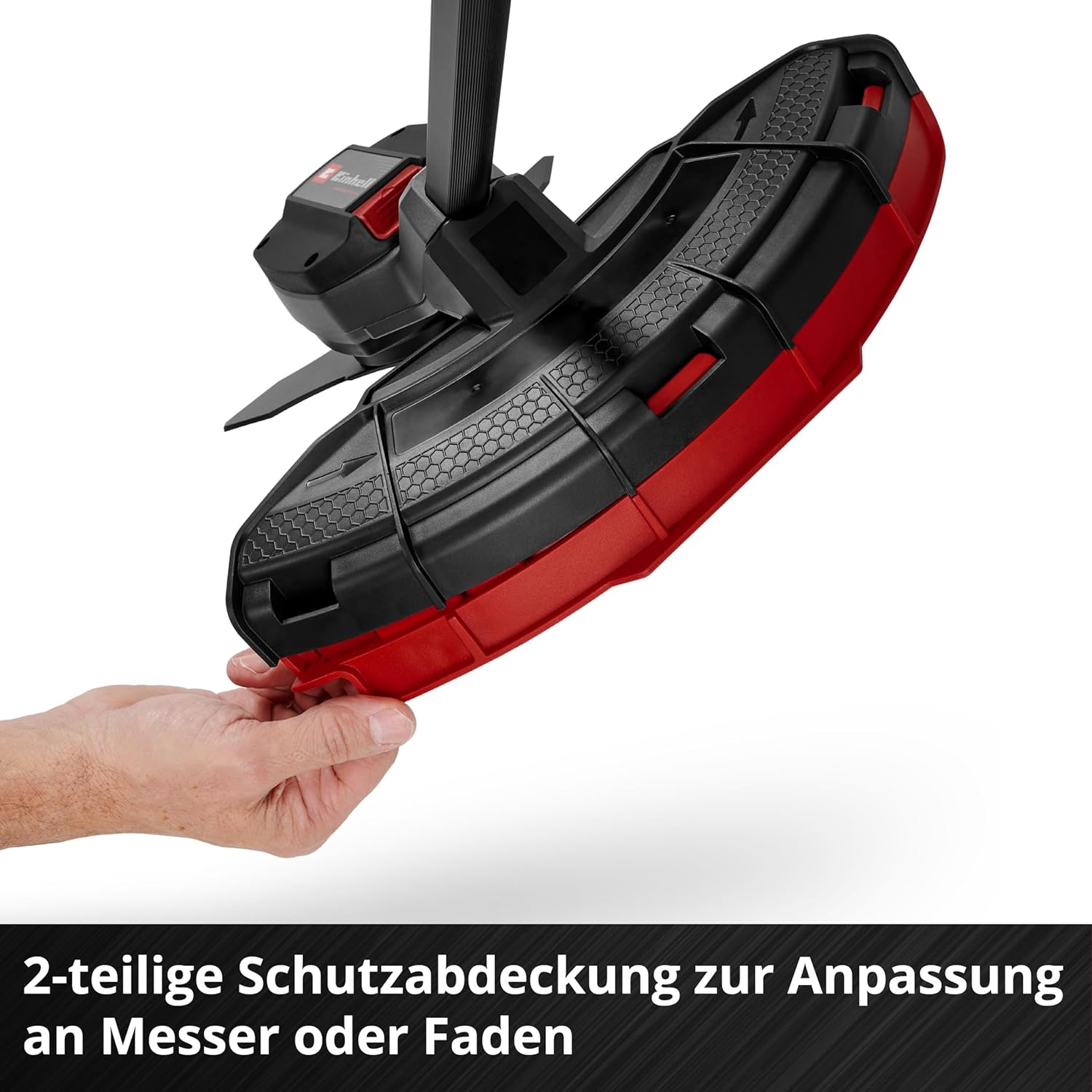 Einhell Professional Akku-Sense GP-BC 36/430 Li BL - Solo Power X-Change (36 V, Brushless, 43 cm Schnittbreite, Doppelfaden mit Tippautomatik, 3-Zahn-Messer, ohne Akku)