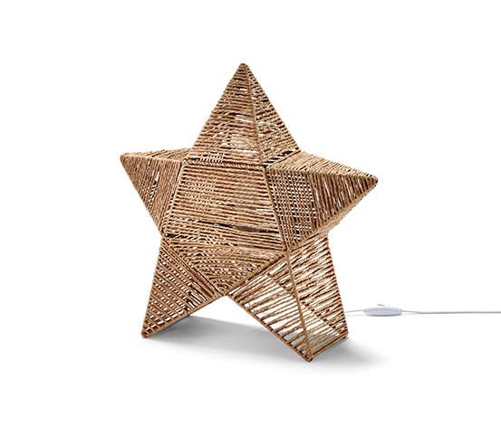 LED-Stern, Naturgeflecht